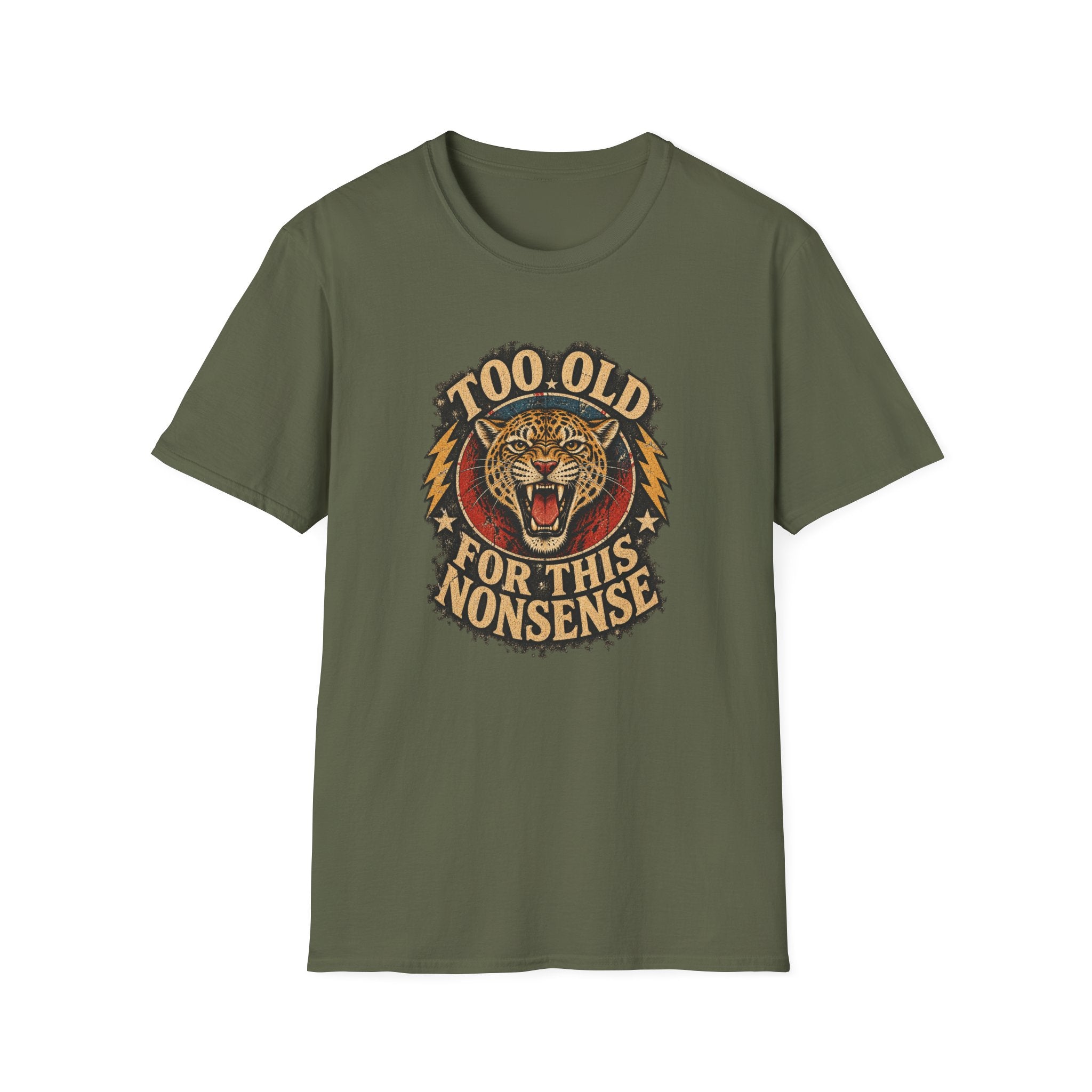 Old For Nonsense T-Shirt Leopard