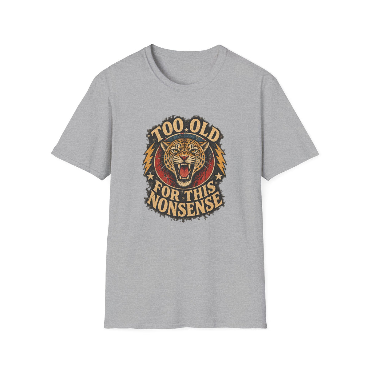 Old For Nonsense T-Shirt Leopard