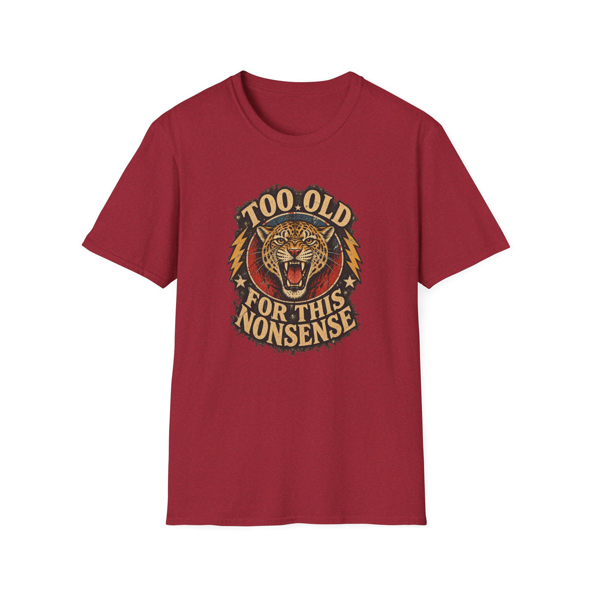 Old For Nonsense T-Shirt Leopard