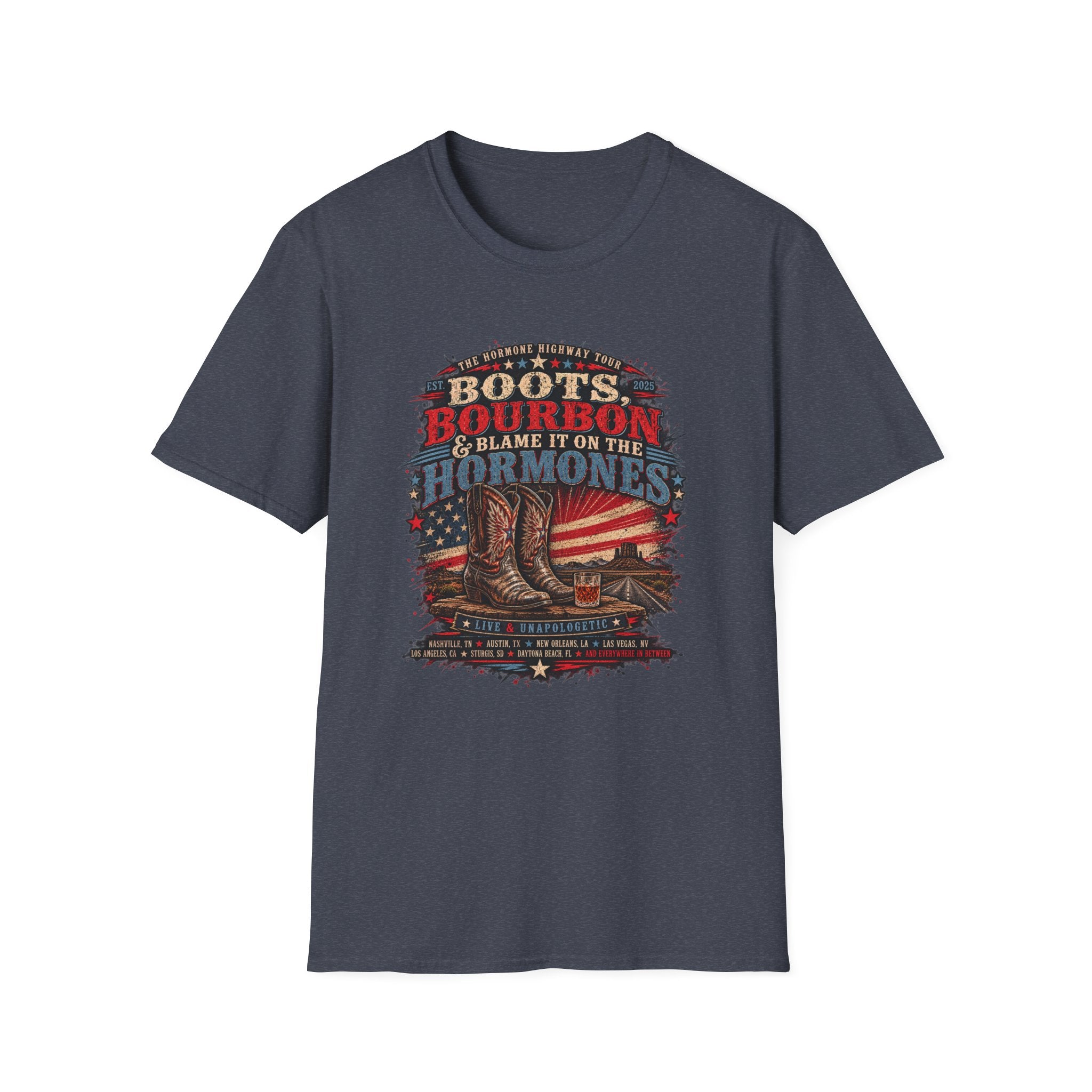 Boots, Bourbon T-Shirt - USA