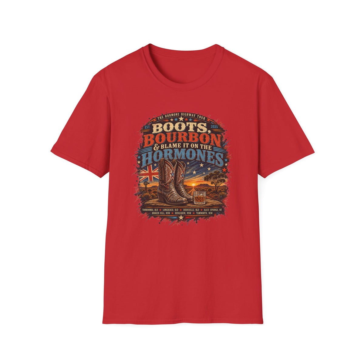 Boots, Bourbon T-Shirt - AUSTRALIA