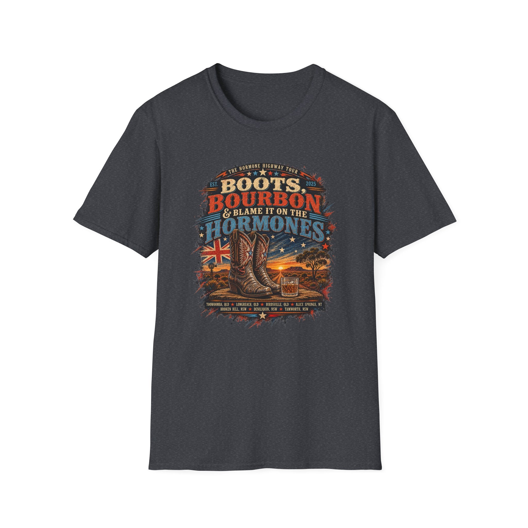 Boots, Bourbon T-Shirt - AUSTRALIA