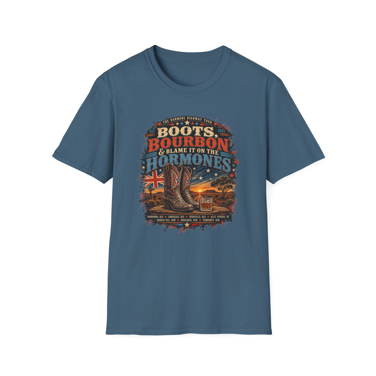 Boots, Bourbon T-Shirt - AUSTRALIA