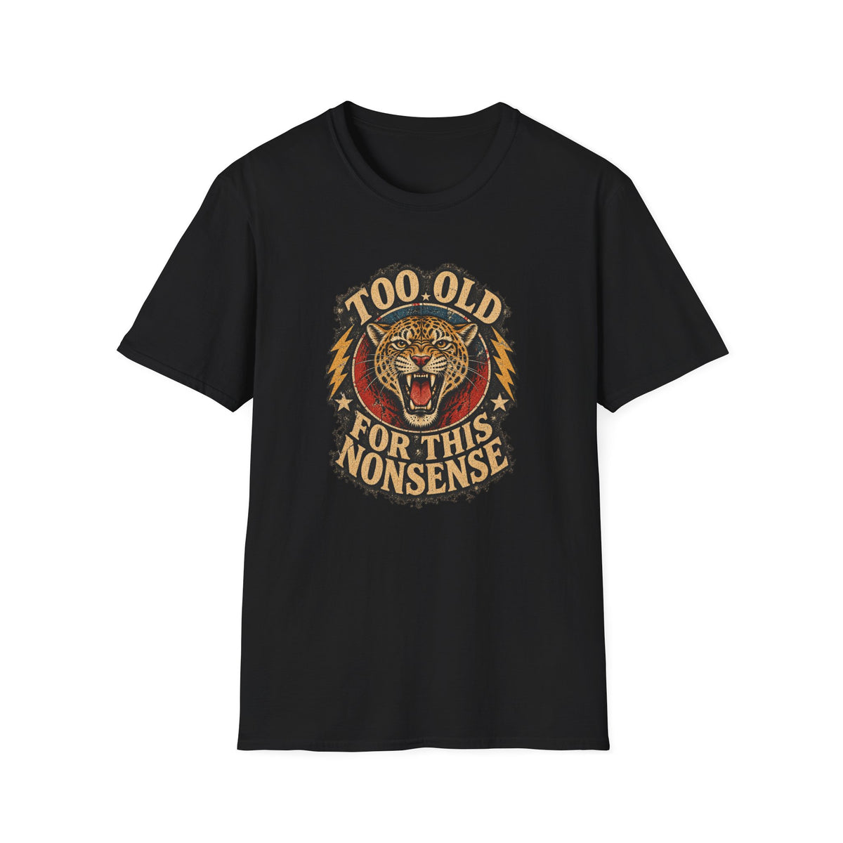 Old For Nonsense T-Shirt Leopard