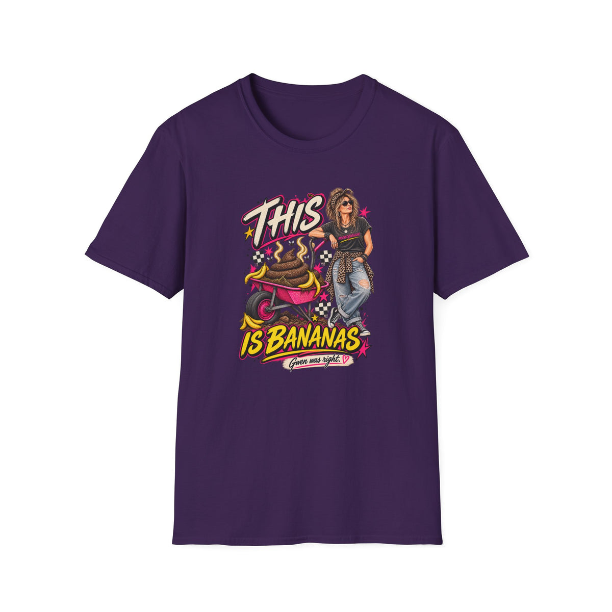 Sh*t Is Bananas T-Shirt - stand
