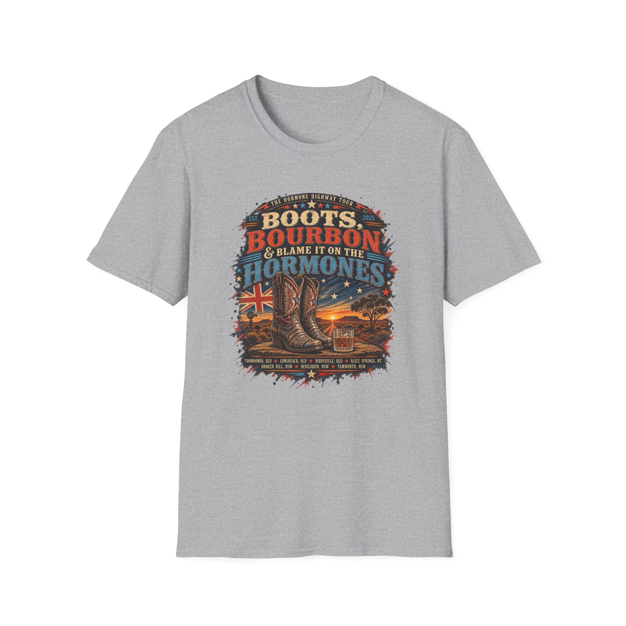 Boots, Bourbon T-Shirt - AUSTRALIA