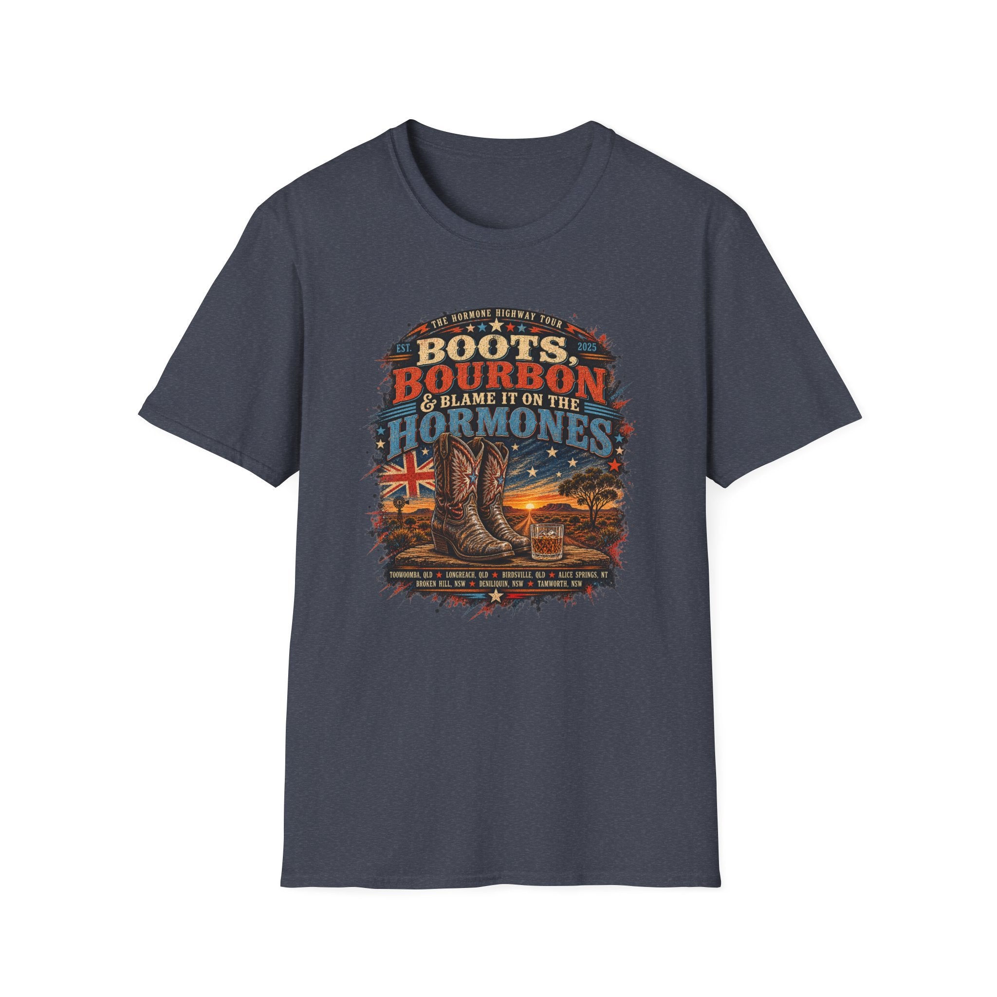 Boots, Bourbon T-Shirt - AUSTRALIA